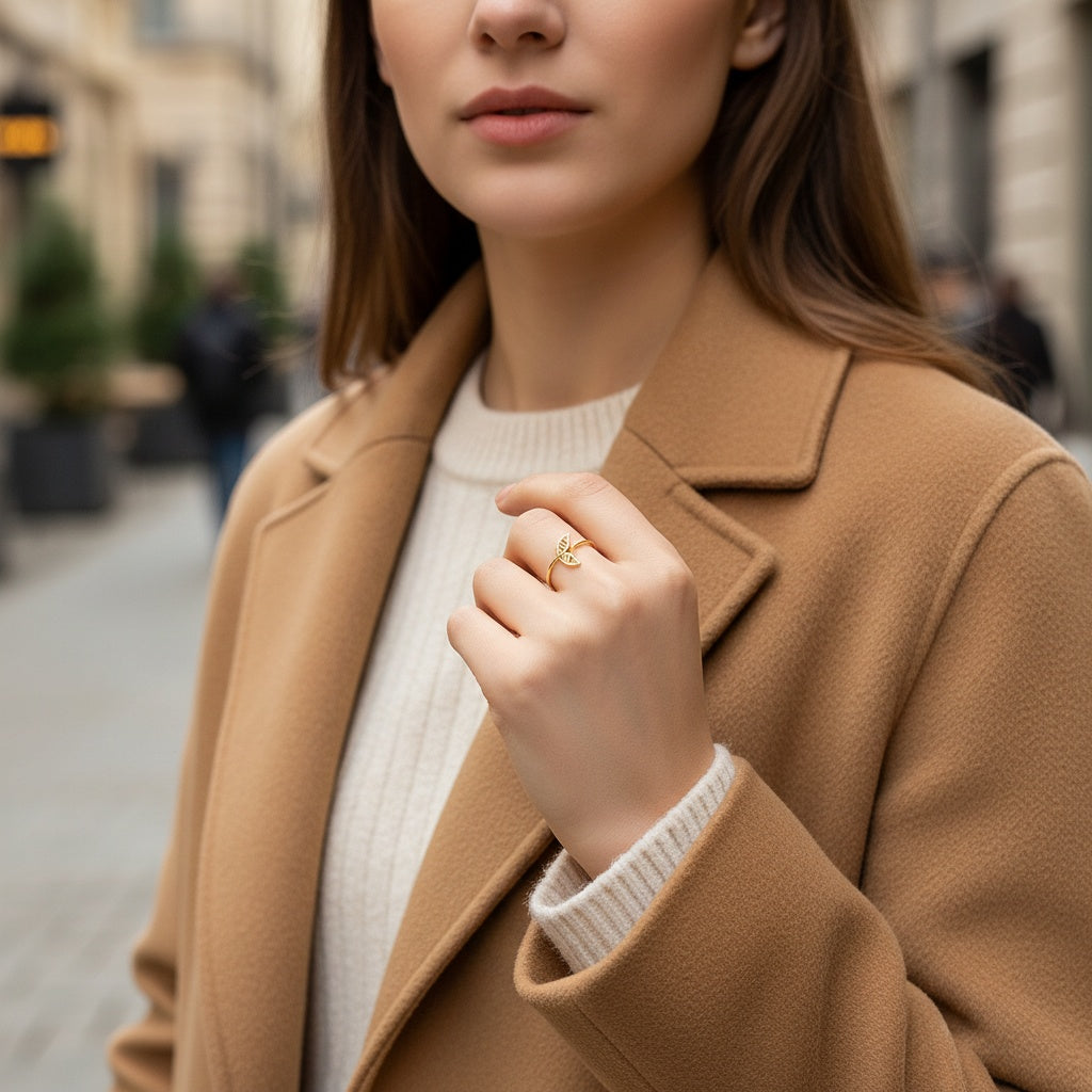 Adjustable Bracelet style Mermaid Tail ring