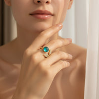 Ocean Bead Mermaid Tail Ring