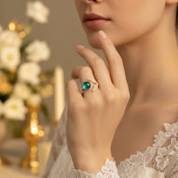 Ocean Bead Mermaid Tail Ring