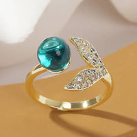 Ocean Bead Mermaid Tail Ring